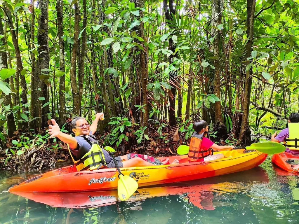 [KRABI] Mangrove Kayak + Jungle Hot Spring Experience 